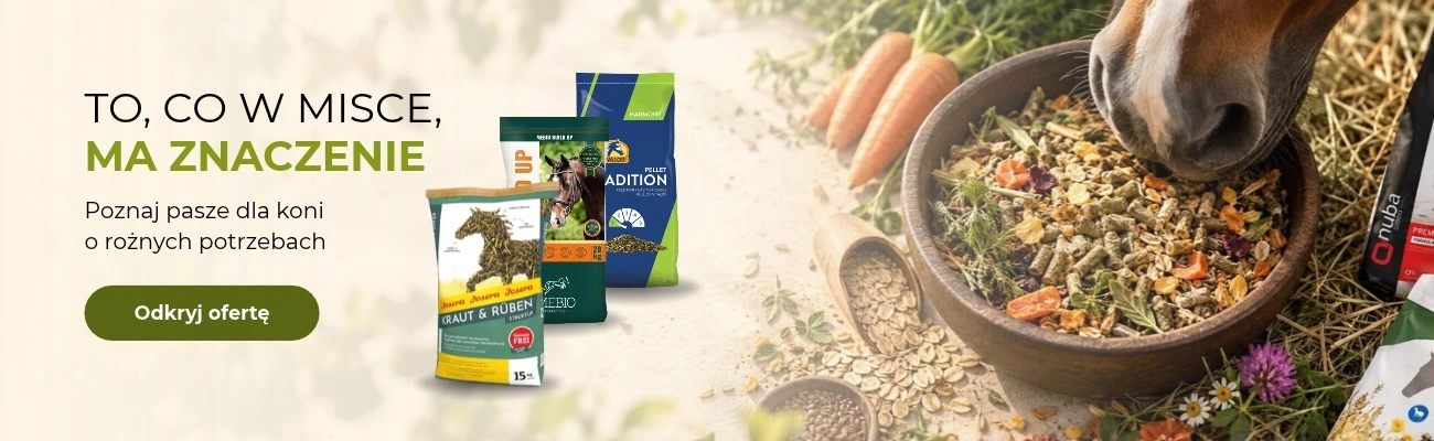 Na tom, co je ve žlabu, ZÁLEŽÍ. Objevte krmiva pro koně s různými potřebami. PROHLÉDNOUT NABÍDKU